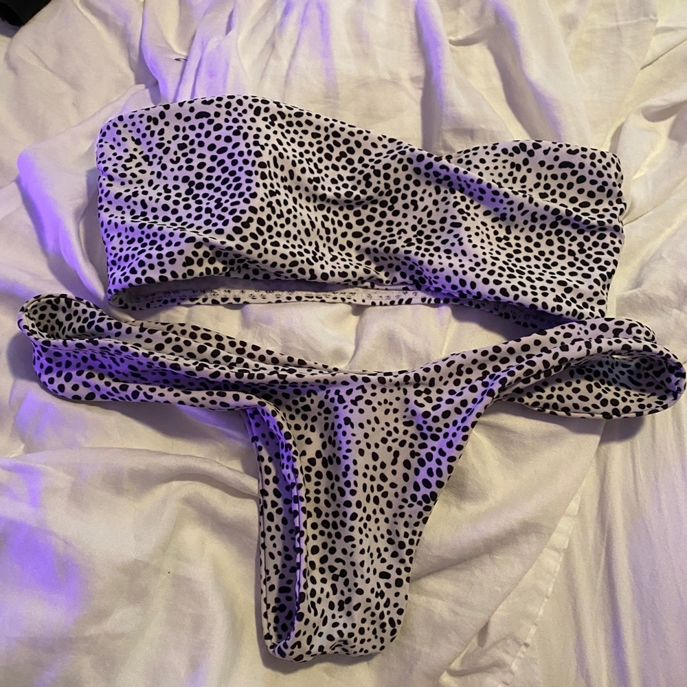 SHEIN strapless bikini